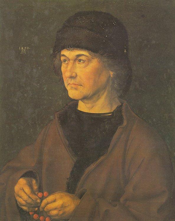Albrecht Durer Portrait of the Artist's Father_e oil painting picture